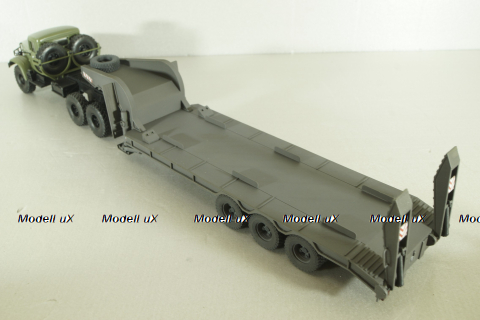 ЧМЗАП-9990 п/прицеп-тяжеловоз, серый, Modellux 1:43