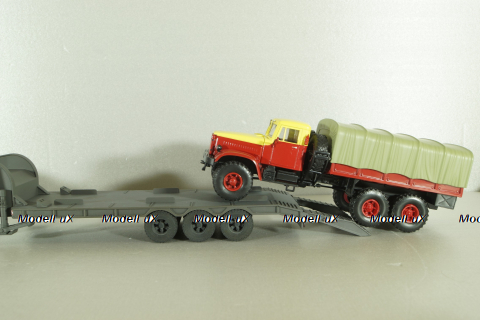 ЧМЗАП-9990 п/прицеп-тяжеловоз, серый, Modellux 1:43