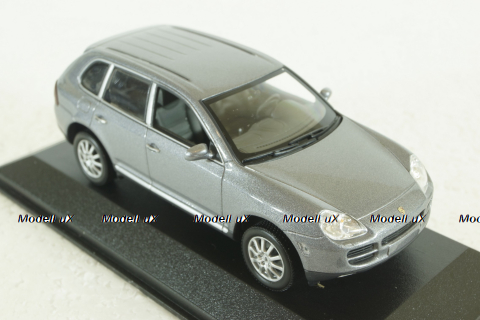 Porsche Cayenne V6 2002 ,grey metallic, 400061010, Minichamps 1:43