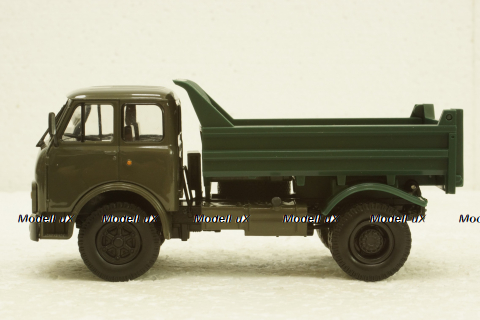 Маз-5549 самосвал 1977 хаки/зеленый, Н959, Наш Автопром 1:43