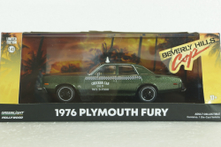 Plymouth Fury, Cab Taxi 1976,  Bverly  Hills COP, 86566, Greenlight 1:43