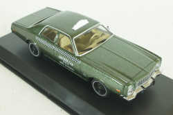 Plymouth Fury, Cab Taxi 1976,  Bverly  Hills COP, 86566, Greenlight 1:43