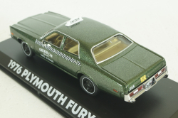 Plymouth Fury, Cab Taxi 1976,  Bverly  Hills COP, 86566, Greenlight 1:43