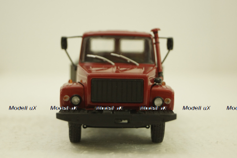 Газ-3307, бортовой с лебедкой, красный, (Конверсия), АвтоИстория 1:43