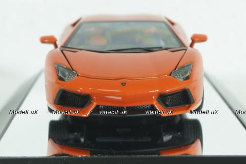 Lamborghini Aventador LP700-4 2011, metallic orange, 54647, AutoArt 1:43