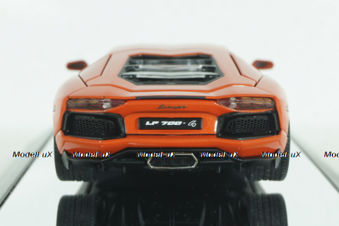 Lamborghini Aventador LP700-4 2011, metallic orange, 54647, AutoArt 1:43