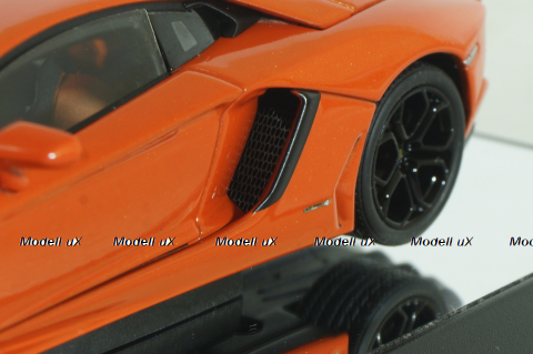 Lamborghini Aventador LP700-4 2011, metallic orange, 54647, AutoArt 1:43