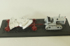 Сталинец-65 трактор, 1937, серый с прицепом, Model43 1:43