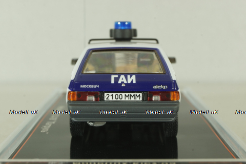 Москвич-21418 Милиция, Гаи, серый, TruckTyr 1:43