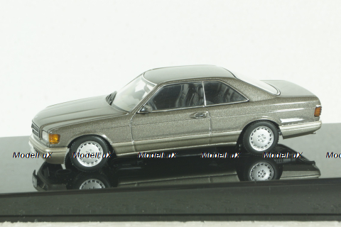 Mercedes 500 SEC Coupe (C126), antracite grey metallic, 56213, AutoArt 1:43