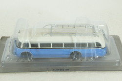 Fiat 666 RN, blue\white,  Kultovni Autobusy Minule Ery 1:72