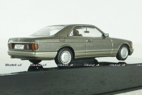 Mercedes 500 SEC Coupe (C126), antracite grey metallic, 56213, AutoArt 1:43