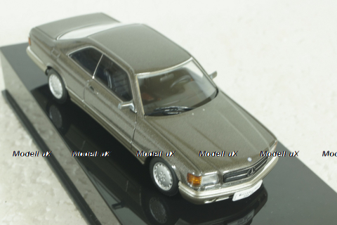 Mercedes 500 SEC Coupe (C126), antracite grey metallic, 56213, AutoArt 1:43