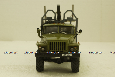 Урал-4320, лесовоз, хаки, Конверсии 1:43