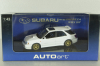 Subaru Impreza WRX Wagon STI 2001, white, 58633, AutoArt 1:43