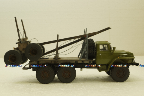 Урал-4320, лесовоз, хаки, Конверсии 1:43