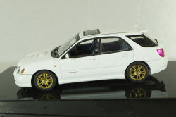 Subaru Impreza WRX Wagon STI 2001, white, 58633, AutoArt 1:43