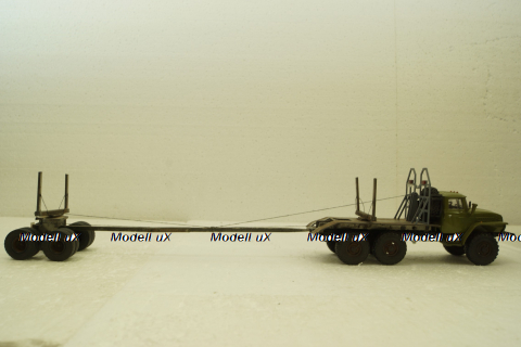 Урал-4320, лесовоз, хаки, Конверсии 1:43