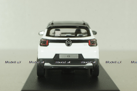 Citroën C3 2024 Polar White & Black roof, 155311, Norev 1:43