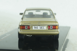 Mercedes 560 SEC Coupe (C126) 1981 golden, CLC537, IXO 1:43  