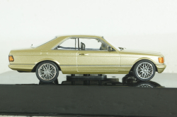 Mercedes 560 SEC Coupe (C126) 1981 golden, CLC537, IXO 1:43  