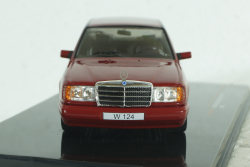 Mercedes 300E (W124) Saloon 1984 red, CLC544, IXO 1:43  