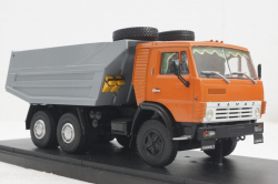 Камаз-5511, самосвал, оранжевый/серый, Конверсия 1:43
