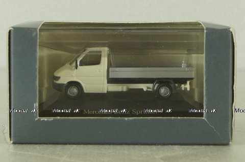 Mercedes Sprinter truck (W901) 1995, white/grey, B66000031, Herpa 1:87