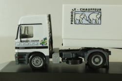 Mercedes Actros 1853 Planensattelzug 2/3 "Promote Chauffeur", B66000283, Herpa 1:87 
