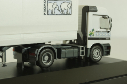 Mercedes Actros 1853 Planensattelzug 2/3 "Promote Chauffeur", B66000283, Herpa 1:87 