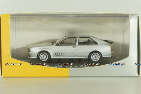 Audi Quattro 1980, silver, Minichamps 1:43