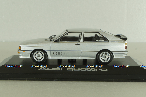 Audi Quattro 1980, silver, Minichamps 1:43