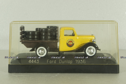 Ford V8 Dunlop 1936, yellow, Solido 1:43