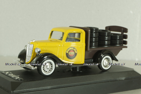 Ford V8 Dunlop 1936, yellow, Solido 1:43
