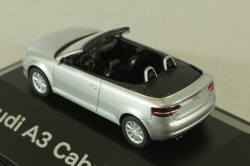 Audi A3 Cabriolet (8P), 2006 Silver, 501.08.033.12, Herpa 1:87