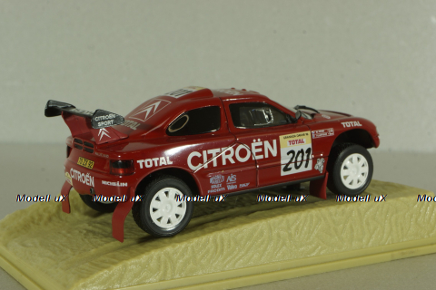 Citroen ZX Rallye Raid #201 Paris-Dakar 1996 P.Lartigue - M.Perrin, Norev 1:43