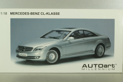 Mercedes CL 500 (C216) 2006, silver, 76164, AutoArt 1:43
