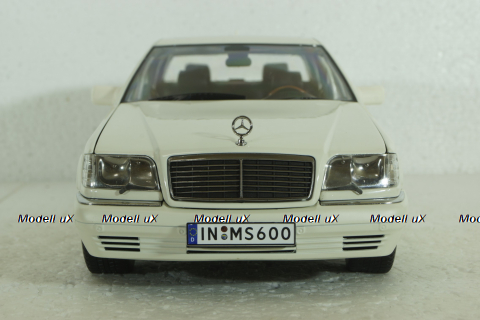 Mercedes S600 (W140), 1994 white, MM140WT, Mission Model 1:18