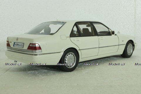 Mercedes S600 (W140), 1994 white, MM140WT, Mission Model 1:18
