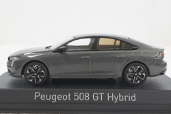 Peugeot 508 GT Hybrid 2023, selenium grey, 475833, Norev 1:43