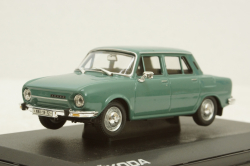Skoda 110L, green, 143ABS701HE, Abrex 1:43