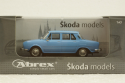 Skoda 110L, blue, 143ABS701LD, Abrex 1:43