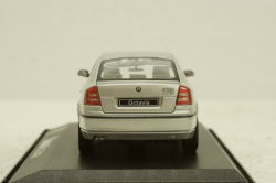 Skoda Octavia II 2004, silver diamand metallic, 143AB001A, Abrex 1:43