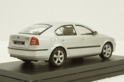 Skoda Octavia II 2004, silver diamand metallic, 143AB001A, Abrex 1:43