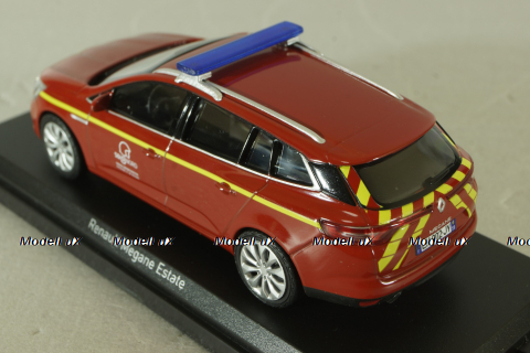 Renault Megane IV Estate Pompiers 2016, red, 517797, Norev 1:43