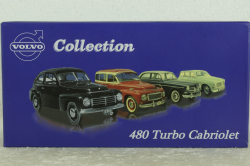 Volvo 480 Turbo Cabriolet 1990 blue, AVC023, Atlas Volvo Collection, 1:43