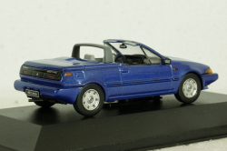 Volvo 480 Turbo Cabriolet 1990 blue, AVC023, Atlas Volvo Collection, 1:43