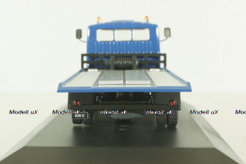 Mercedes L 608 D car trancporter 1980, blue, CLC571, IXO 1:43