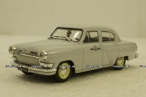 Газ-21Т Волга, такси, серая,Автолегенды СССР 1:43