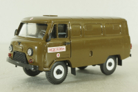 УАЗ-3962 хаки, медслужба, пластик, Агат 1:43